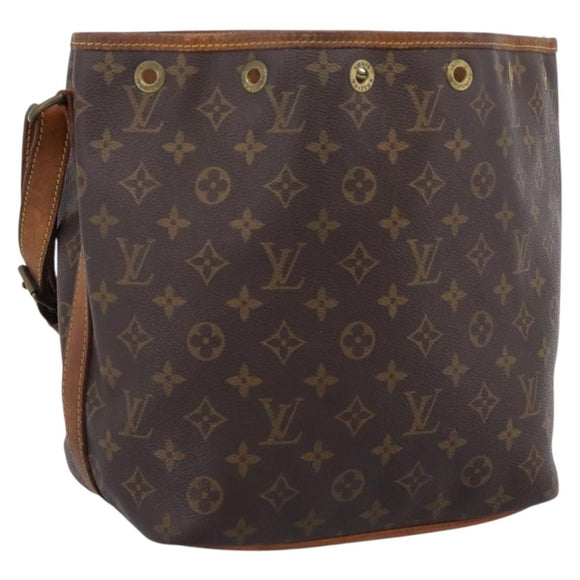 LOUIS VUITTON Monogram Petit Noe Shoulder Bag M42226 LV Auth 206692