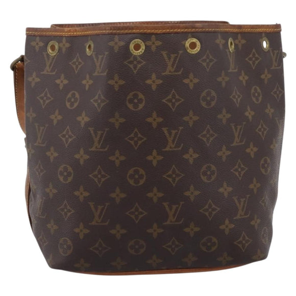 LOUIS VUITTON Monogram Petit Noe Shoulder Bag M42226 LV Auth 206692