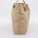 GUCCI GG Canvas Sherry Line Tote Bag Beige 189669 Auth 206693-5