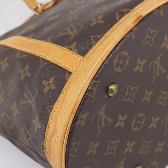 LOUIS VUITTON Monogram Bucket GM Shoulder Bag M42236 LV Auth 206695