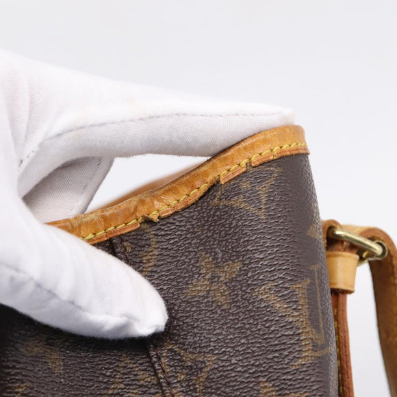 LOUIS VUITTON Monogram Bucket GM Shoulder Bag M42236 LV Auth 206695