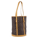 LOUIS VUITTON Monogram Bucket GM Shoulder Bag M42236 LV Auth 206695-1