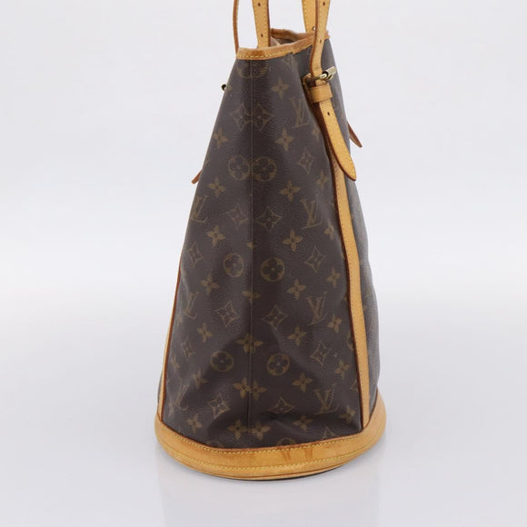 LOUIS VUITTON Monogram Bucket GM Shoulder Bag M42236 LV Auth 206695