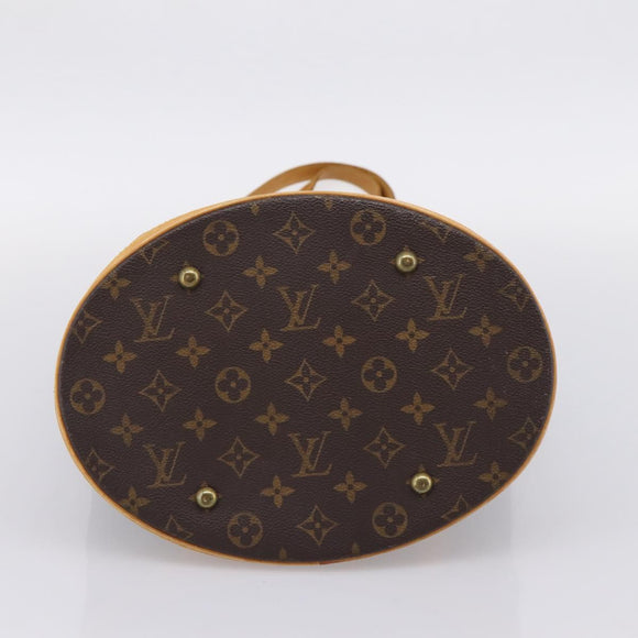 LOUIS VUITTON Monogram Bucket GM Shoulder Bag M42236 LV Auth 206695