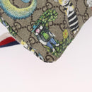 GUCCI GG Supreme Yuko Higuchi Backpack PVC Beige Red 550775 Auth 206696SAM-17