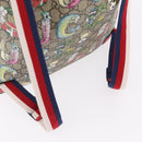 GUCCI GG Supreme Yuko Higuchi Backpack PVC Beige Red 550775 Auth 206696SAM-8
