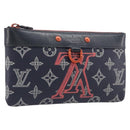 LOUIS VUITTON Monogram Neon Color Pochette Apollo PM Navy M62898 LV Auth 206698A-1