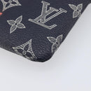 LOUIS VUITTON Monogram Neon Color Pochette Apollo PM Navy M62898 LV Auth 206698A-15