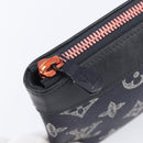 LOUIS VUITTON Monogram Neon Color Pochette Apollo PM Navy M62898 LV Auth 206698A-8