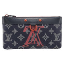 LOUIS VUITTON Monogram Neon Color Pochette Apollo PM Navy M62898 LV Auth 206698A-13