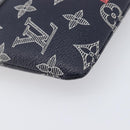 LOUIS VUITTON Monogram Neon Color Pochette Apollo PM Navy M62898 LV Auth 206698A-14