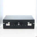 PRADA Trunk Saffiano leather Black Silver Auth 206701V-6