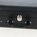 PRADA Trunk Saffiano leather Black Silver Auth 206701V-15