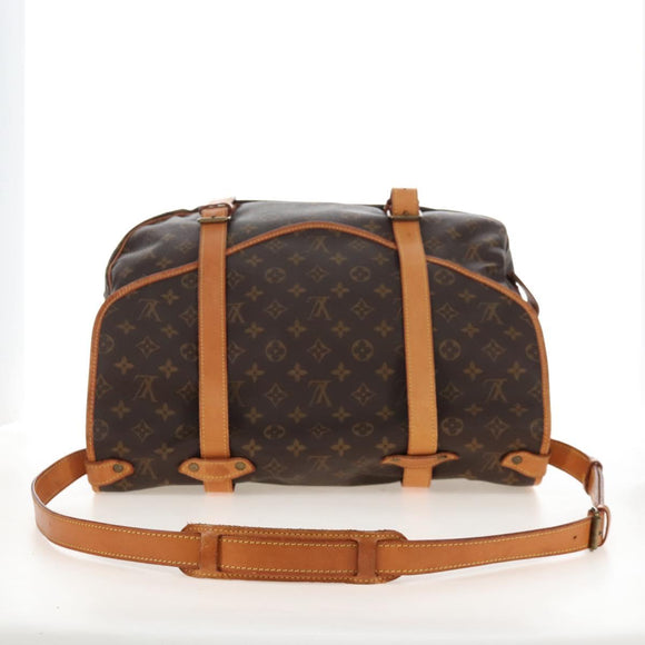 LOUIS VUITTON Monogram Saumur 43 Shoulder Bag M42252 LV Auth 206710