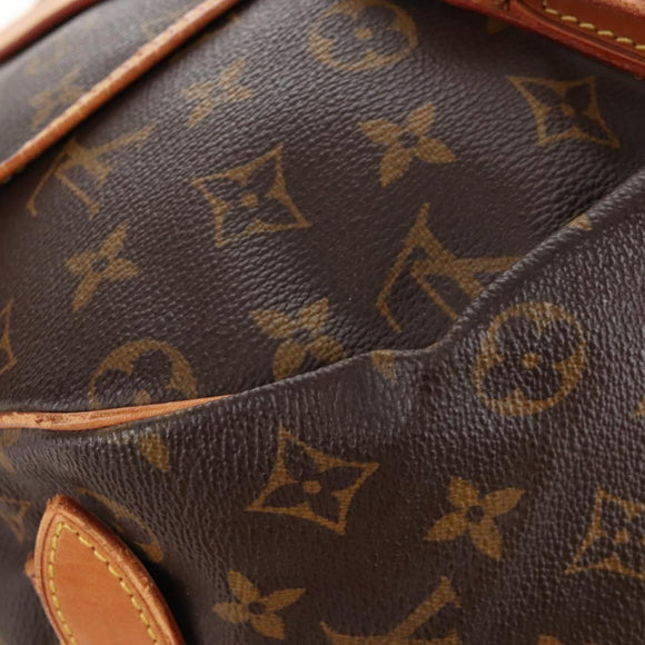 LOUIS VUITTON Monogram Saumur 43 Shoulder Bag M42252 LV Auth 206710
