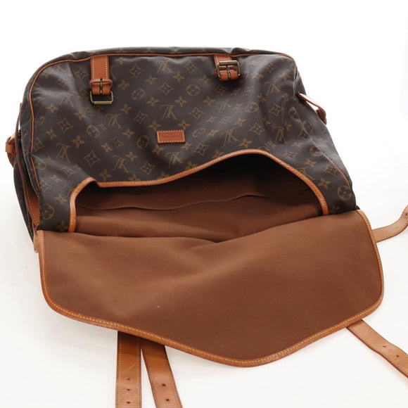 LOUIS VUITTON Monogram Saumur 43 Shoulder Bag M42252 LV Auth 206710