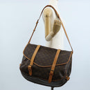 LOUIS VUITTON Monogram Saumur 43 Shoulder Bag M42252 LV Auth 206710-39