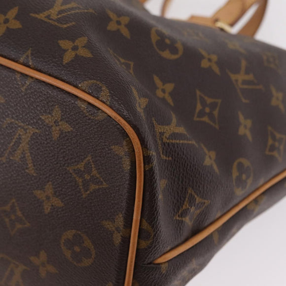 LOUIS VUITTON Monogram Palermo PM Tote Bag M40145 LV Auth 206711V