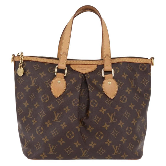 LOUIS VUITTON Monogram Palermo PM Tote Bag M40145 LV Auth 206711V