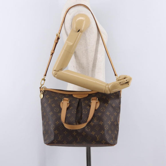 LOUIS VUITTON Monogram Palermo PM Tote Bag M40145 LV Auth 206711V