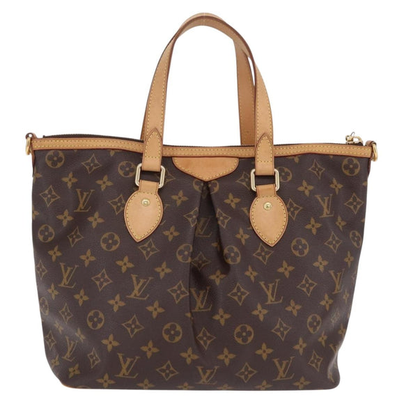 LOUIS VUITTON Monogram Palermo PM Tote Bag M40145 LV Auth 206711V