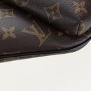 LOUIS VUITTON Monogram Macassar Christopher Bum Bag M45337 LV Auth 206714V-12