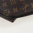 LOUIS VUITTON Monogram Macassar Christopher Bum Bag M45337 LV Auth 206714V-15