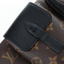 LOUIS VUITTON Monogram Macassar Christopher Bum Bag M45337 LV Auth 206714V-18