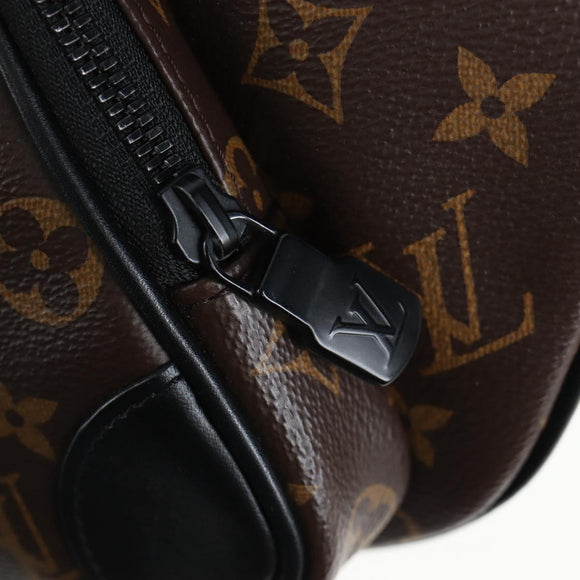 LOUIS VUITTON Monogram Macassar Christopher Bum Bag M45337 LV Auth 206714V
