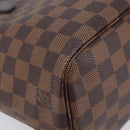 LOUIS VUITTON Damier Ebene Neverfull PM Tote Bag N51109 LV Auth 206715V-15