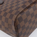 LOUIS VUITTON Damier Ebene Neverfull PM Tote Bag N51109 LV Auth 206715V-17