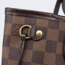 LOUIS VUITTON Damier Ebene Neverfull PM Tote Bag N51109 LV Auth 206715V-9