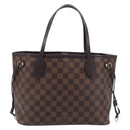 LOUIS VUITTON Damier Ebene Neverfull PM Tote Bag N51109 LV Auth 206715V-13