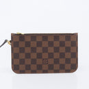 LOUIS VUITTON Damier Ebene Neverfull PM Tote Bag N51109 LV Auth 206715V-26