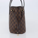 LOUIS VUITTON Damier Ebene Neverfull PM Tote Bag N51109 LV Auth 206715V-4