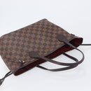 LOUIS VUITTON Damier Ebene Neverfull PM Tote Bag N51109 LV Auth 206715V-6