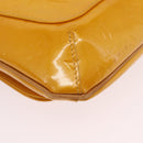LOUIS VUITTON Monogram Vernis Thompson Street Bag Jaune M91123 LV Auth 206716-19