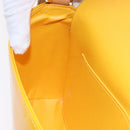 LOUIS VUITTON Monogram Vernis Thompson Street Bag Jaune M91123 LV Auth 206716-25