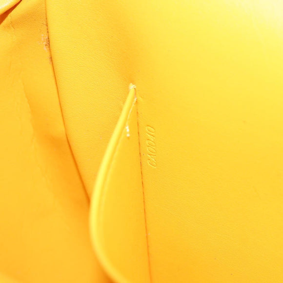 LOUIS VUITTON Monogram Vernis Thompson Street Bag Jaune M91123 LV Auth 206716
