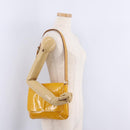 LOUIS VUITTON Monogram Vernis Thompson Street Bag Jaune M91123 LV Auth 206716-27