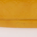 LOUIS VUITTON Monogram Vernis Thompson Street Bag Jaune M91123 LV Auth 206716-4
