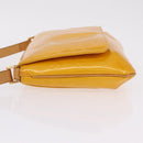LOUIS VUITTON Monogram Vernis Thompson Street Bag Jaune M91123 LV Auth 206716-6