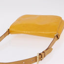 LOUIS VUITTON Monogram Vernis Thompson Street Bag Jaune M91123 LV Auth 206716-14