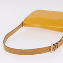 LOUIS VUITTON Monogram Vernis Thompson Street Bag Jaune M91123 LV Auth 206716-8
