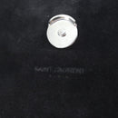 Saint Laurent Chain Kate Shoulder Bag Leather Black Silver Auth 206718V-19
