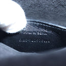 Saint Laurent Chain Kate Shoulder Bag Leather Black Silver Auth 206718V-25