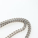 Saint Laurent Chain Kate Shoulder Bag Leather Black Silver Auth 206718V-8