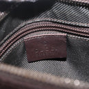 GUCCI GG Supreme Shoulder Bag PVC Beige Silver 92562 Auth 206719-22