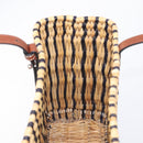 LOEWE Tote Bag Raffia Beige Silver Auth 206724M-23