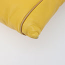 LOEWE Shoulder Bag Leather Yellow Gold Auth 206726A-15
